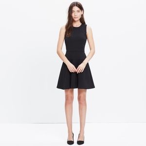 Madewell Black Lace-Inset Anywhere Dress